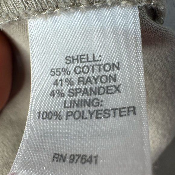 J.Jill premium Bistretch Smooth Fit Trousers Size 14 khaki tan - Picture 4 of 4